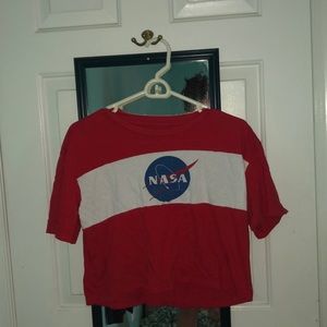 nasa cropped t shirt